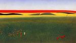 A painting of a prairie.