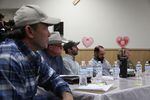 Members of the Harney County Committee of Safety meet to discuss the ongoing occupation in Burns on Jan. 8, 2015.