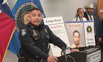 Brownsville Police Chief Felix Sauceda speaks at a news conference in Brownsville, Texas, on Monday.