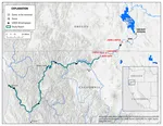 The Klamath Basin. Four dams along the Klamath River will be removed in the coming years. The Keno and Link River Diversion dams will remain in place.
