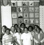 Some of the 15 women who created the Black history quilt as part of the 1976 Bicentennial