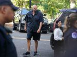 Sen. John Fetterman (D-PA) arrives at the Russell Senate Office Building last Wednesday. The Senate's unwritten dress code will no longer be enforced as of this week.