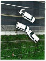 An overhead view shows how two Clark County deputies confronted Kfin Karuo around 2:20 a.m. Oct. 17. A pursuit intervention technique sent Karuo's SUV tail-first into a berm before he was shot by the two deputies.
