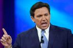 FILE - Florida Gov. Ron DeSantis speaks at the Conservative Political Action Conference (CPAC), Feb. 24, 2022, in Orlando, Fla. DeSantis has filed a declaration of candidacy for president, entering the 2024 race as Donald Trump's top GOP rival.