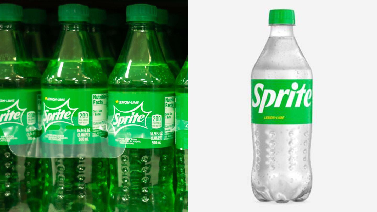 Sprite Soda Empty Green Plastic 20 OZ Bottle