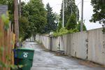 The alley that separates homes from Interstate 5 pictured on June 9, 2023. New plans suggest there will be significant construction when a new bridge over the Columbia River is built.