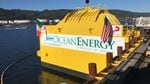Ocean Energy's OE 35 Buoy was constructed at Portland-based company Vigor. The buoy is set to be released off the Oregon Coast to make it's way to a US Naval Test Site in Hawai'i. 