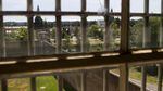 View from the chapel library at the Oregon State Penitentiary.
