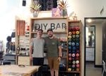 Adam (left) and Jason (right) Gorske, the owner's of Portland's DIY Bar, where crafters drink and make with equal enthusiam.