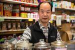 Ken Yu, president of Wing Ming Herbs, at his shop in Portland, Ore., Tuesday, Feb. 18, 2020.