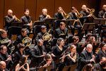 Oregon Symphony musicians rehearse in November 2021.