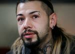 Leonardo Cruz is facing an eviction from his home in Portland, Friday, Jan. 22, 2021. 