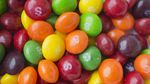 A close-up shot of the colorful candies.