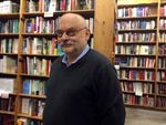 Michael Powell, the former owner of Powell's Books inside the flagship store.