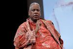 Andre Leon Talley talks about "Rei Kawakubo/Comme des GarÃ§ons: the art of the in-between" during "Sunday at the Met: Andrew Bolton and Andre Leon Talley" at the Metropolitan Museum of Art on June 18, 2017 in New York City.