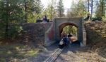 Over bridges and through tunnels, riders have 36 miles of track to enjoy at Train Mountain.