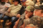 Fourth generation Harney County rancher Scott Franklin listened to the Bundy brothers Monday night in Crane, Oregon.