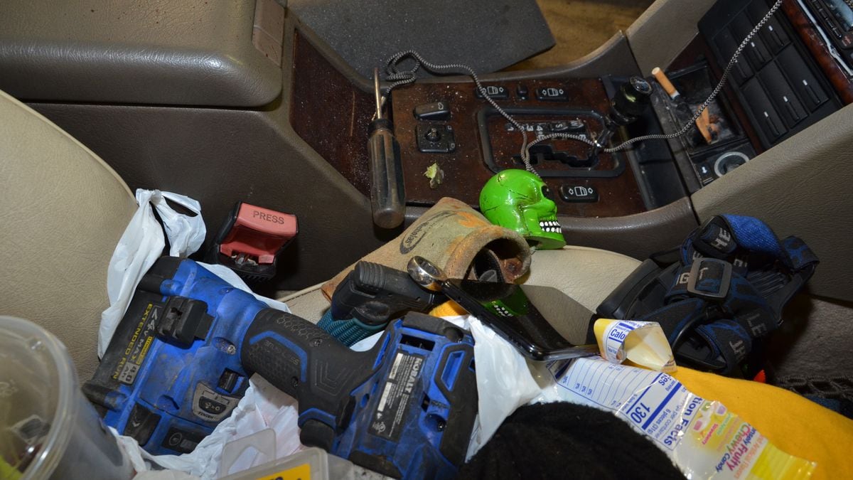 Photos show inside Jenoah Donald's car when traffic stop turned deadly - OPB News