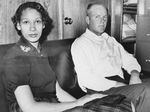 This Jan. 26, 1965, file photo shows Mildred Loving and her husband Richard P Loving. Bernard S. Cohen, who successfully challenged a Virginia law banning interracial marriage.