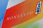 FILE: This Aug. 31, 2015 file photo shows the Monsanto logo on display at the Farm Progress Show in Decatur, Ill. 