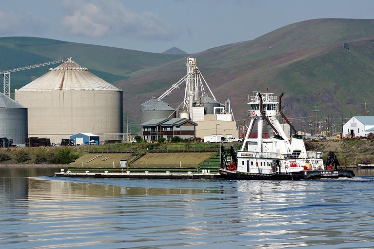 The Columbia River System, which includes the Snake River linking to Lewiston, Idaho, is a critical navigation system for shipping wheat downriver to Portland and export markets.