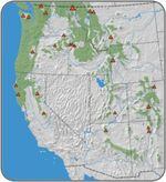 Researchers collected core samples from 122 Douglas fir trees across the West.