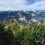The Tillamook State Forest as seen from the summit of King’s Mountain.