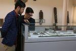 People visit the National Museum of Afghanistan after it reopened under Taliban control in December. The museum had closed after the Taliban regained control of the country last August.