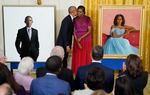 Right here they’re: Obamas unveil their White Home portraits