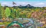 The NCA5 is the first national climate assessment that includes artwork. Taelyn B., an 11th grader from Boise, was named a top five award winner among submissions by the White House for a colored pencil drawing titled, “Endangered West.”