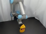 A team of computer scientists and engineers at the University of Washington developed a new way to design and 3D print robotic grippers customized to pick up an array of different shaped objects, including a mustard bottle.