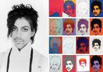 A portrait of Prince taken by Lynn Goldsmith (left) in 1981 and 16 silk-screened images Andy Warhol later created using the photo as a reference. A Federal District Court judge found that Warhol's series is "transformative" because it conveys a different message from the original, and thus is fair use. A Second Circuit Court of Appeals panel disagreed.