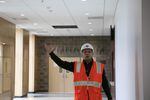 In this 2017 file photo, District Chief of Modernization Jerry Vincent led a tour through the remodeled Franklin High School. 