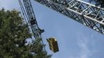The crane's boom and gondola will be removed this summer. The forest service is leaving the tower up and will continue to use the instruments on it to gather data on climate change