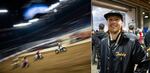 Left: 2020 was the first year the One Show had racing and the show under the same roof. Right: See See Motor Coffee co-owner Teddy Albertson.