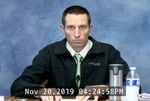 In this video screenshot, Tony Klein was deposed in November 2019 as part of civil litigation involving 10 women incarcerated at Coffee Creek Correctional Facility, who accused him of sexual abuse.