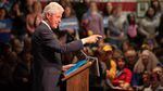 Former President Bill Clinton speaks at Clark College in Vancouver, Washington, during a campaign rally for former Secretary of State Hillary Clinton on March 21, 2016.