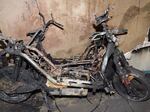 New York City is on track to experience twice as many e-bike-related fires this year compared to last. Above, the remains of a fire in January in a Bronx apartment.