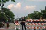 Downtown Highland Park, Ill., remained roped off Tuesday afternoon after the deadly shooting at a July 4th parade.