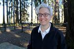 Tina Kotek, Democratic candidate for Oregon governor, poses for photos in Columbia Park in Portland, in February 2022.