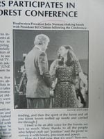 A clipping from a Headwaters newsletter after the Northwest Forest Summit.
