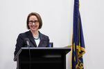 Ellen Rosenblum is sworn in as attorney general for the state of Oregon on Wednesday, Jan. 4, 2017.