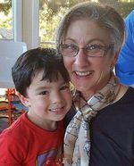 Former foster parent, Linda Scott, pictured with her grand-nephew, Xavier Martinez.