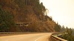 An empty Interstate 84 during the Eagle Creek Fire, Thursday, Sept. 14, 2017.
