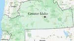 A map of the proposed state boundary change to create "Greater Idaho."