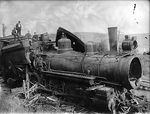 Train wreck near Pendleton, Oregon, 1907.