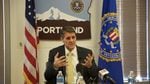 FBI Special Agent In Charge Renn Cannon briefs reporters in Portland on Tuesday, Dec. 4, 2018.