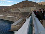 File photo of a group touring  Grand Coulee Dam. Tribes and power planners are considering restoring salmon to the Upper Columbia Basin above the dam.