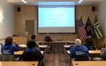 FILE: Portland Street Response former program manager Robyn Burek lectures a new batch of program trainees in 2022. Burek left the position in early July 2023.