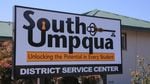 The South Umpqua School District service center in Myrtle Creek, Ore., Sunday, Aug. 29, 2019. The district will soon implement curriculum developed in collaboration with the Cow Creek Band of Umpqua Tribe of Indians.